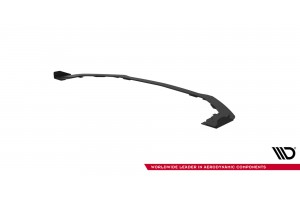 Street Pro Front Splitter + Flaps Ford Mustang GT Mk6  - Black + Gloss Flaps