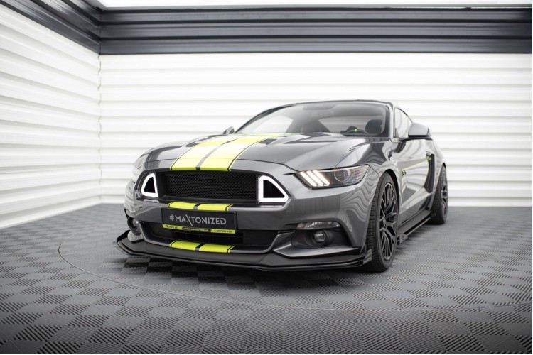 Street Pro Μπροστινή Splitter + Flaps Ford Mustang GT Mk6