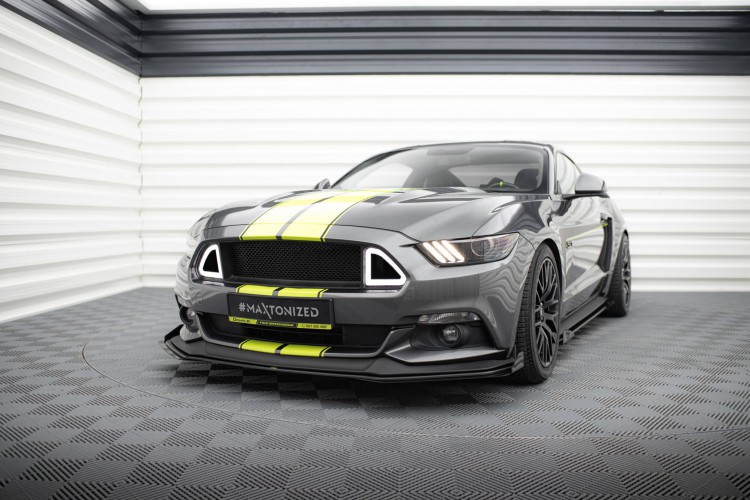 Street Pro Μπροστινή Splitter + Flaps Ford Mustang GT Mk6