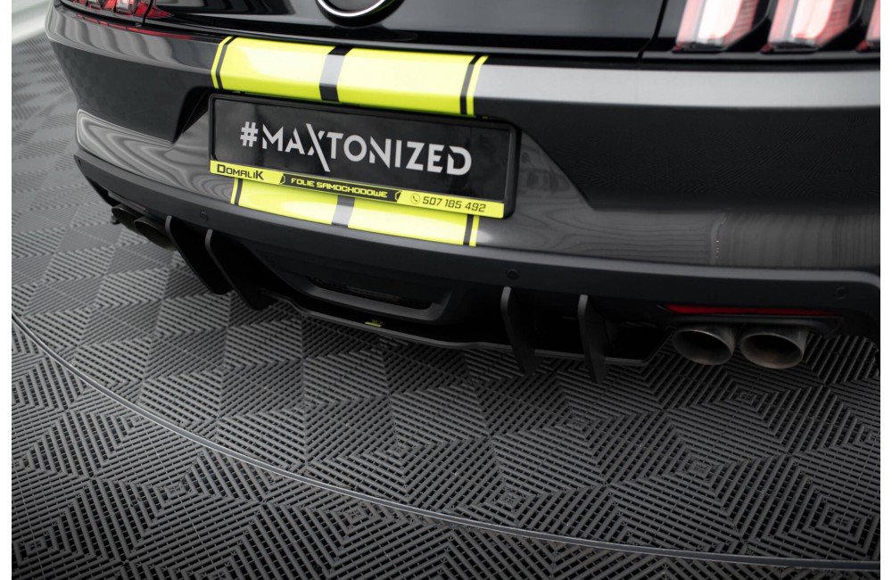 Street Pro Rear Diffuser Ford Mustang GT Mk6 Roush Performance - Black