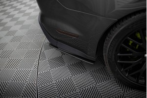 Street Pro Rear Side Splitters  Ford Mustang GT Mk6  - Black
