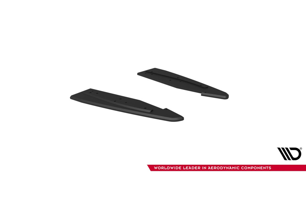 Street Pro Rear Side Splitters  Ford Mustang GT Mk6  - Black