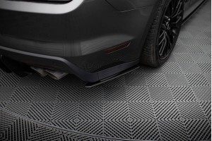 Street Pro Rear Side Splitters  Ford Mustang GT Mk6  - Black