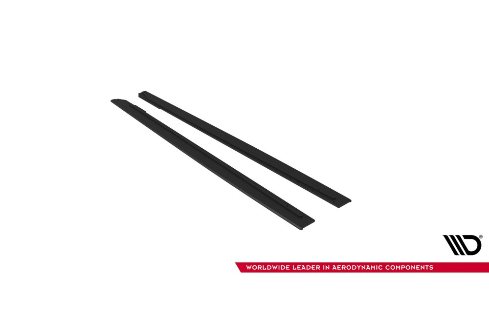 Street Pro Side Skirts Diffusers Ford Mustang GT Mk6 - Black Street Pro Side Skirts Diffusers Ford Mustang GT Mk6 - Black
