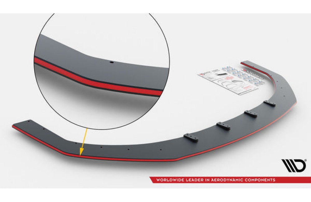 Street Pro Front Splitter Ford Mustang Dark Horse Mk7