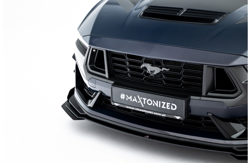 Street Pro Front Splitter + Flaps Ford Mustang Dark Horse Mk7