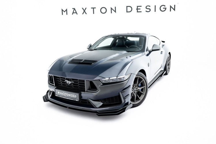 Street Pro Μπροστινός Splitter + Flaps Ford Mustang Dark Horse Mk7
