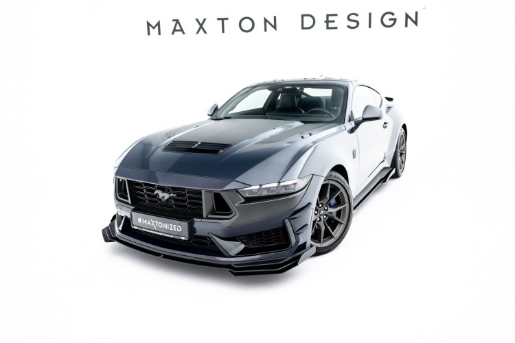 Street Pro Μπροστινός Splitter + Flaps Ford Mustang Dark Horse Mk7