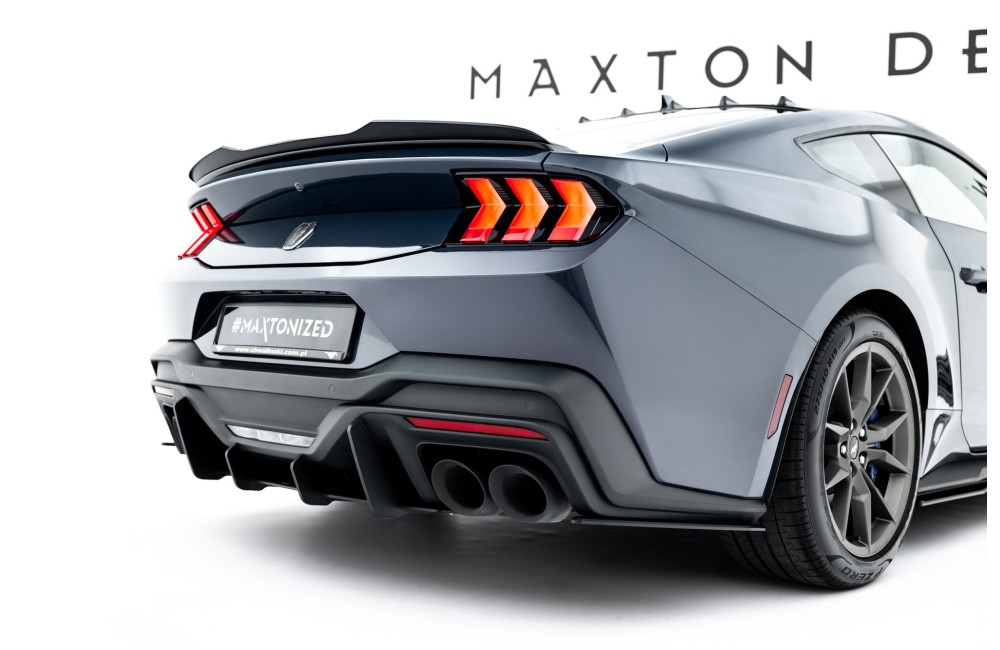 Street Pro Rear Side Splitters Ford Mustang Dark Horse Mk7