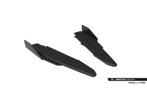 Street Pro Rear Side Splitters + Flaps Ford Mustang Dark Horse Mk7