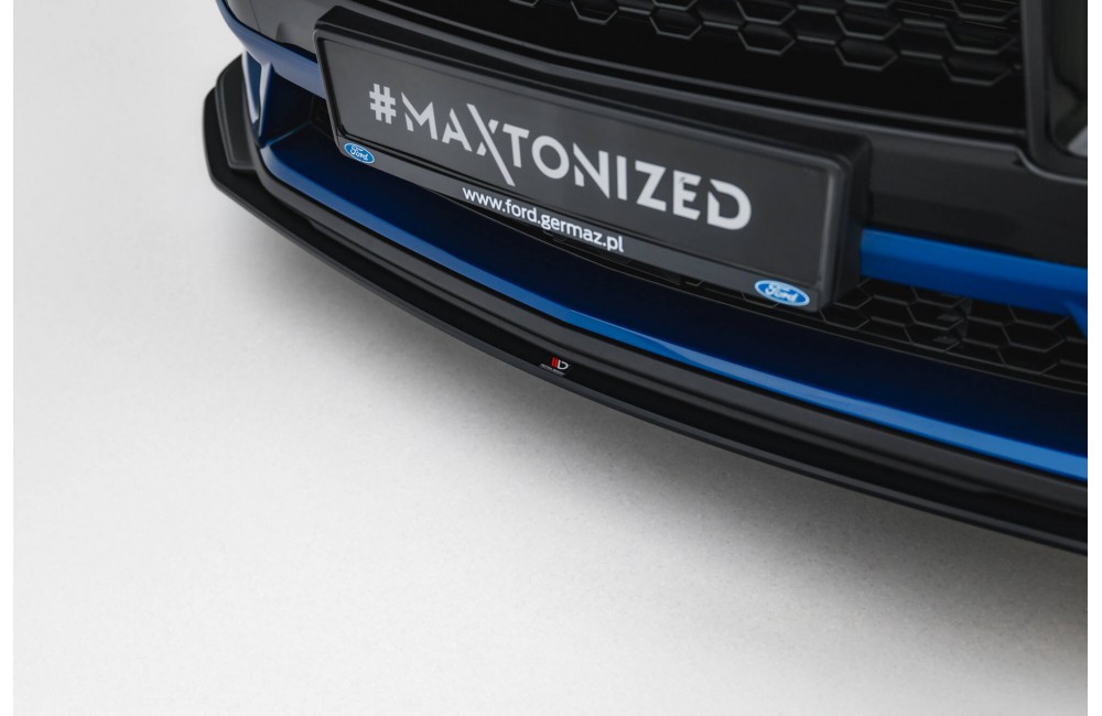 Street Pro Front Splitter Ford Mustang GT Mk7 - Black