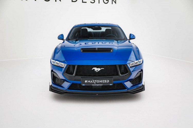 Street Pro Μπροστινός Splitter + Flaps Ford Mustang GT Mk7