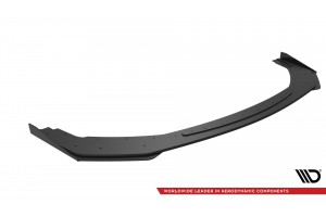 Street Pro Front Splitter + Flaps Ford Mustang GT Mk7 - Black + Gloss Flaps
