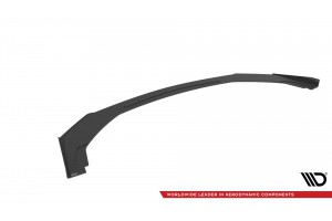 Street Pro Front Splitter + Flaps Ford Mustang GT Mk7 - Black + Gloss Flaps