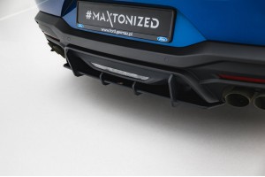 Street Pro Rear Diffuser Ford Mustang GT Mk7 - Black