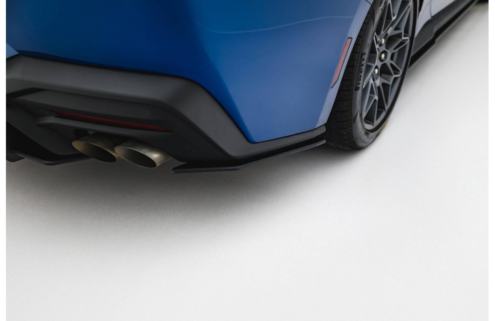 Street Pro Rear Side Splitters  Ford Mustang GT Mk7 - Black