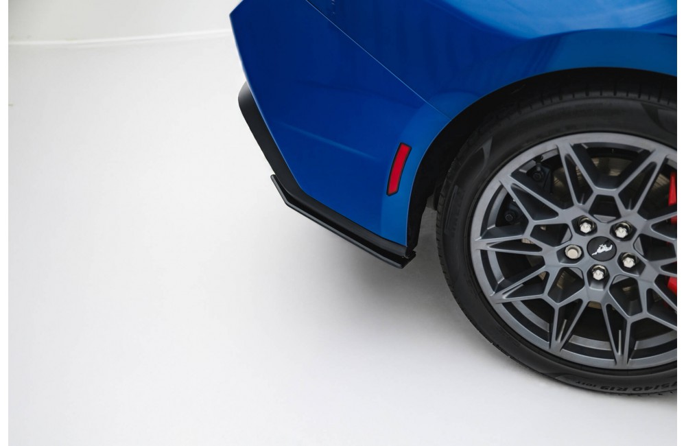 Street Pro Rear Side Splitters  Ford Mustang GT Mk7 - Black