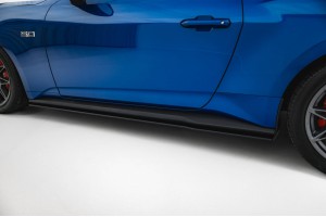 Street Pro Side Skirts Diffusers Ford Mustang GT Mk7 - Black Street Pro Side Skirts Diffusers Ford Mustang GT Mk7 - Black
