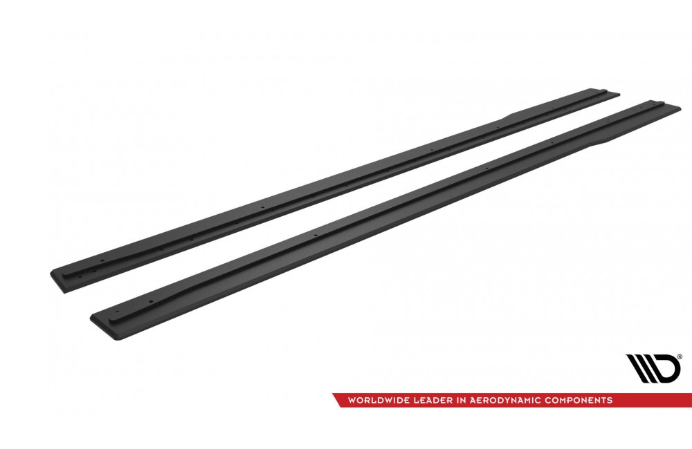 Street Pro Side Skirts Diffusers Ford Mustang GT Mk7 - Black Street Pro Side Skirts Diffusers Ford Mustang GT Mk7 - Black