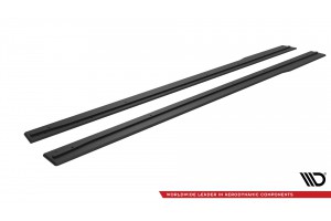 Street Pro Side Skirts Diffusers Ford Mustang GT Mk7 - Black Street Pro Side Skirts Diffusers Ford Mustang GT Mk7 - Black