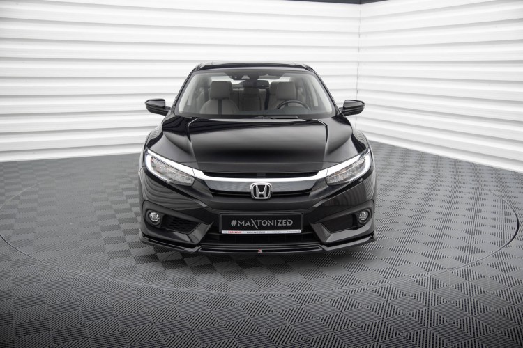 Front Splitter V.2 Honda Civic Sedan Mk10