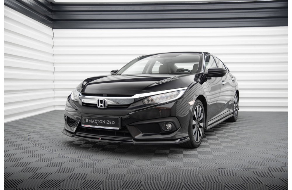 Front Splitter V.2 Honda Civic Sedan Mk10