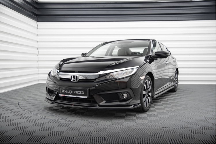 Front Splitter V.2 Honda Civic Sedan Mk10