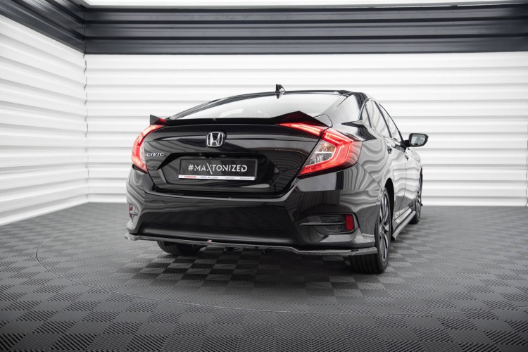 Πίσω Splitter (με κάθετους στύλους) Honda Civic Mk10