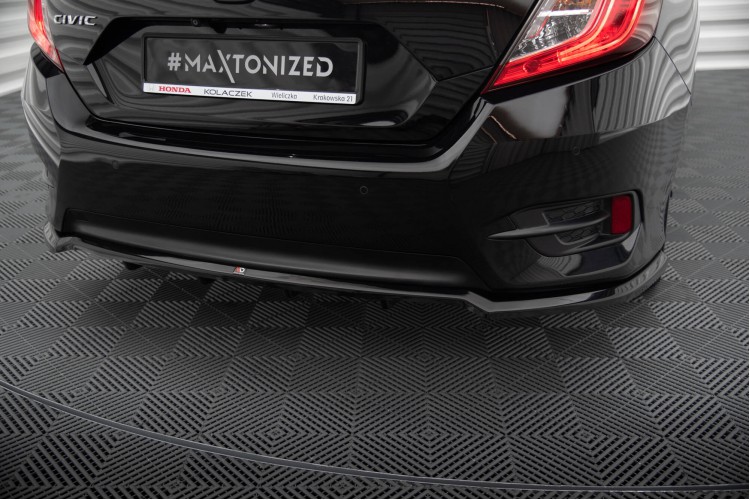 Πίσω Splitter (με κάθετους στύλους) Honda Civic Mk10