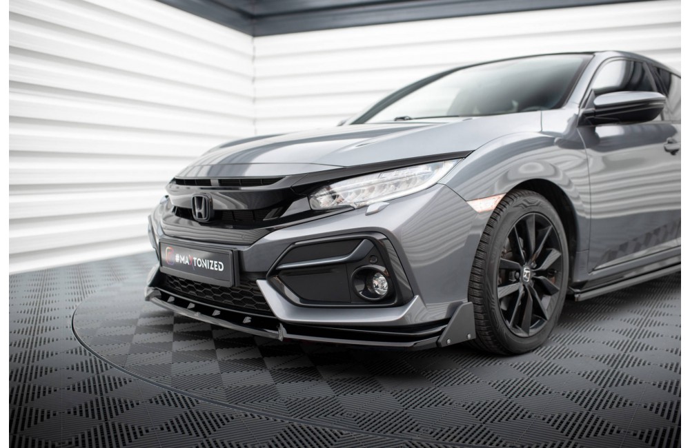 Front Splitter + Flaps Honda Civic Sport Mk 10