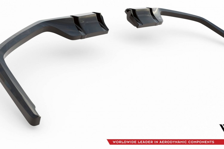 Rear Splitter V.1 (with vertical bars) Honda Civic Sport Mk 10 Facelift