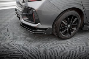 Rear Splitter V.1 (with vertical bars) + Flaps Honda Civic Sport Mk 10 Facelift