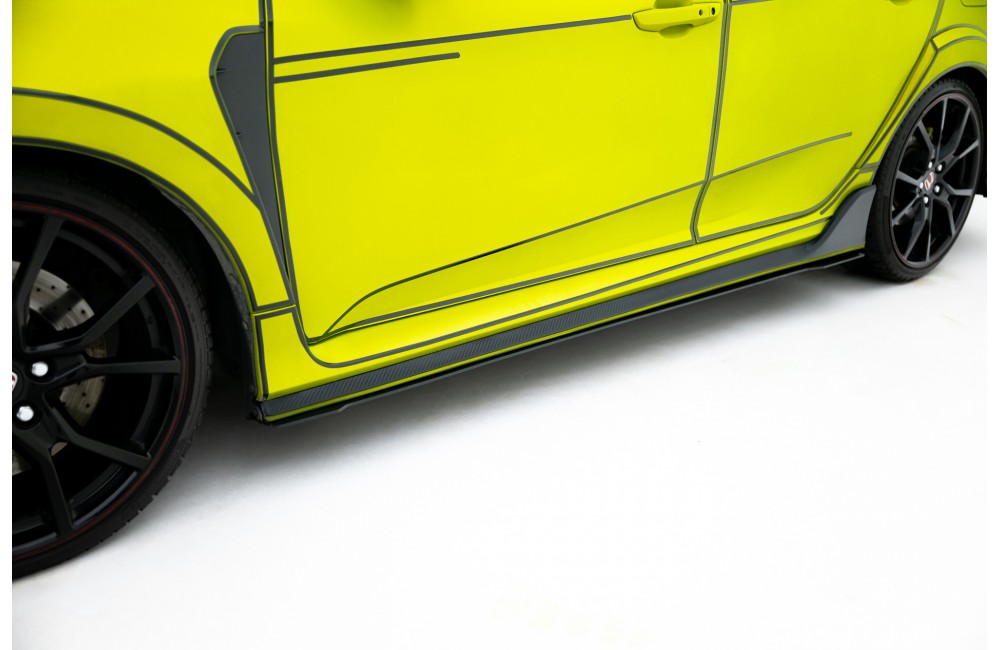 Racing Side Skirts Diffusers Honda Civic Type-R Mk10 / Mk10 Facelift