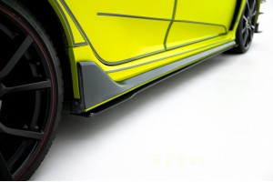 Racing Side Skirts Diffusers Honda Civic Type-R Mk10 / Mk10 Facelift