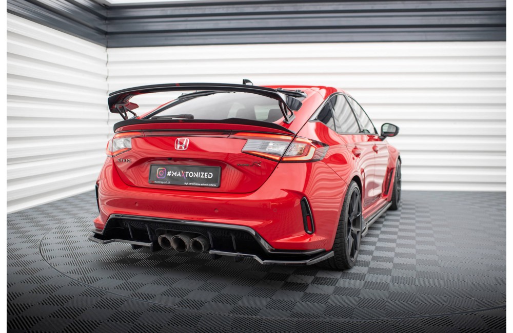 Rear Splitter (with vertical bars) V.1 Honda Civic Type-R Mk 11