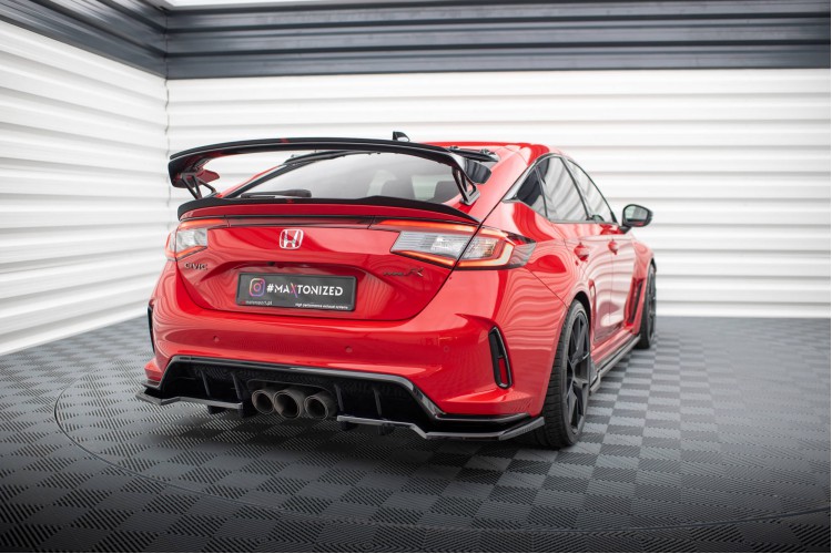 Πίσω splitter (με κατακόρυφες ράβδους) V.1 Honda Civic Type-R Mk 11