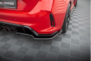 Rear Splitter (with vertical bars) V.1 + Flaps Honda Civic Type-R Mk 11