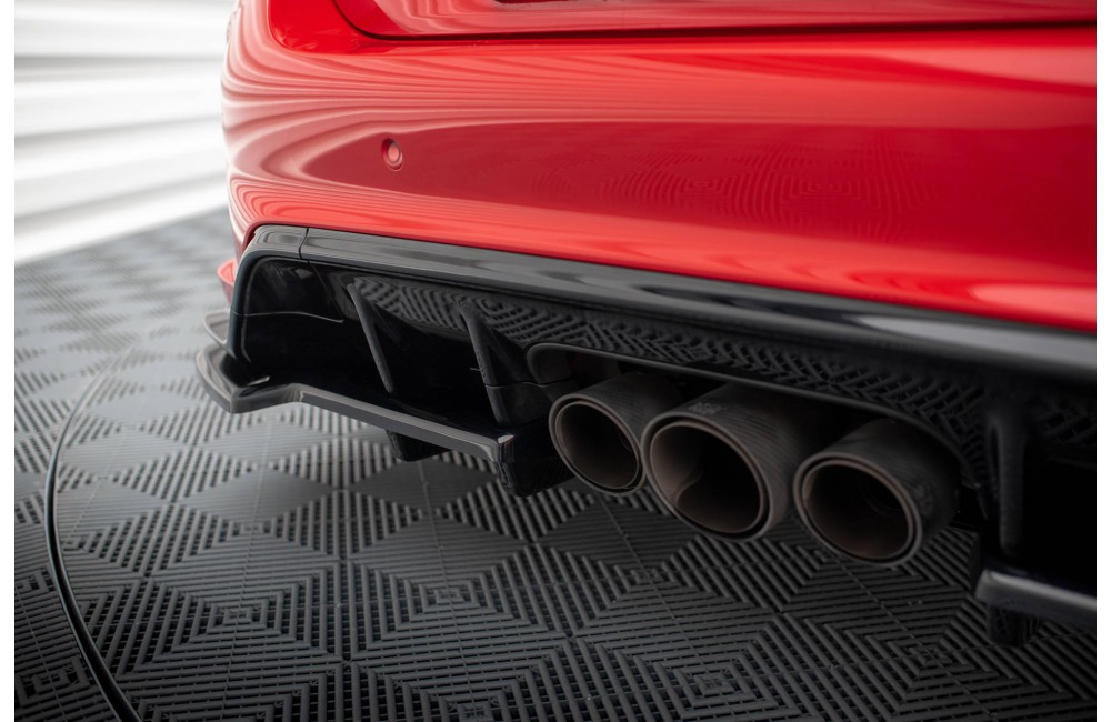 Rear Splitter (with vertical bars) V.2 Honda Civic Type-R Mk 11
