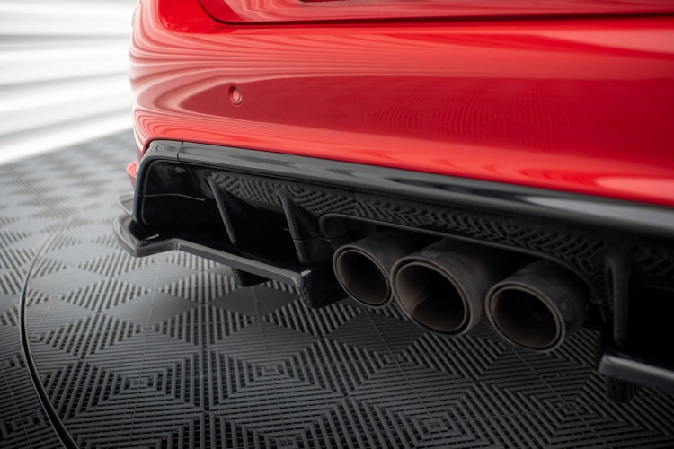 Πίσω splitter (με κατακόρυφες ράβδους) V.2 Honda Civic Type-R Mk 11