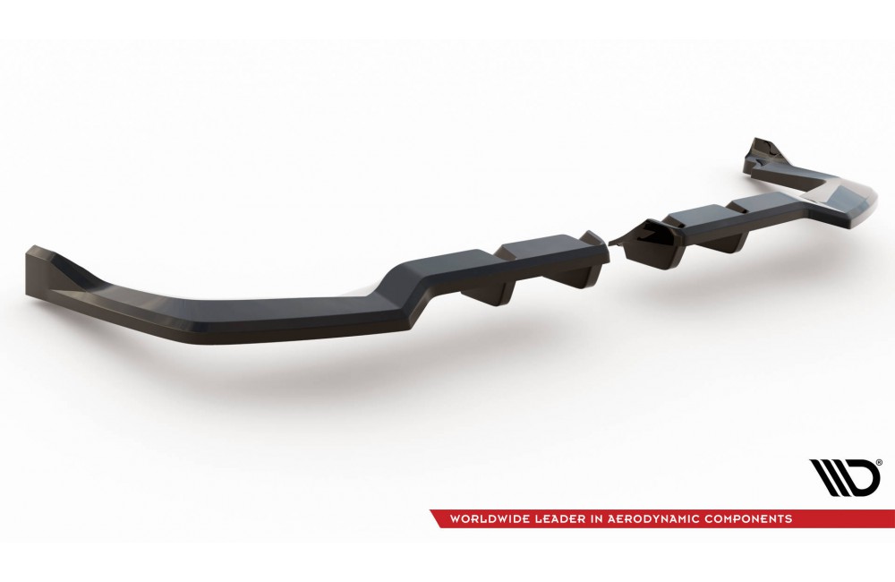 Rear Splitter (with vertical bars) V.2 Honda Civic Type-R Mk 11