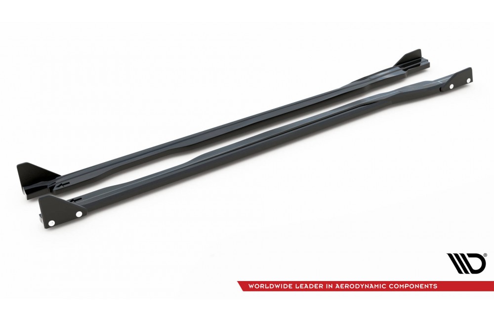 Side Skirts Diffusers V.1 + Flaps Honda Civic Type-R Mk 11