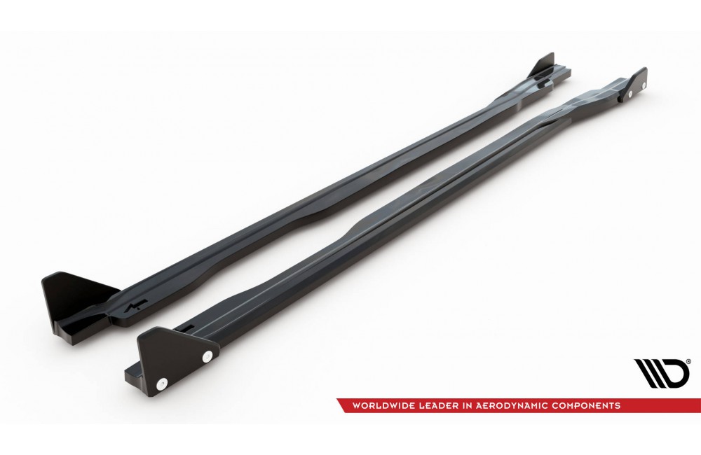 Side Skirts Diffusers V.1 + Flaps Honda Civic Type-R Mk 11