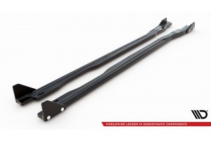 Side Skirts Diffusers V.1 + Flaps Honda Civic Type-R Mk 11