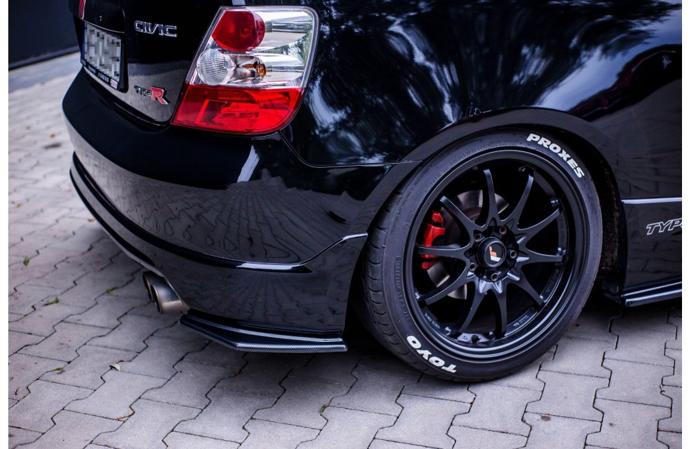 REAR SIDE SPLITTERS HONDA CIVIC EP3 (MK7) TYPE-R/S FACELIFT