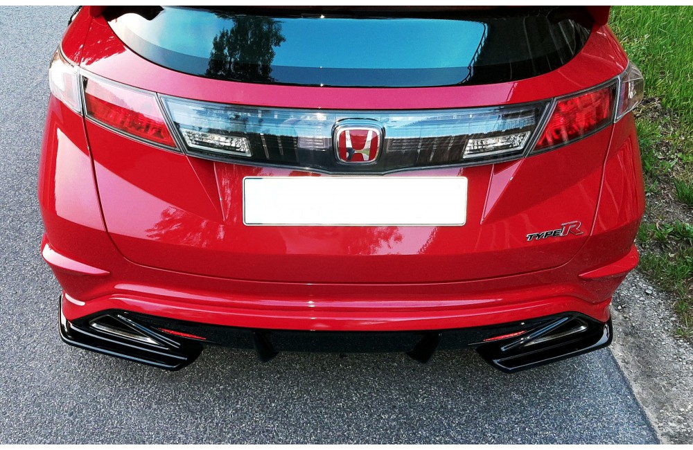 REAR SIDE SPLITTERS HONDA CIVIC VIII TYPE-R GP