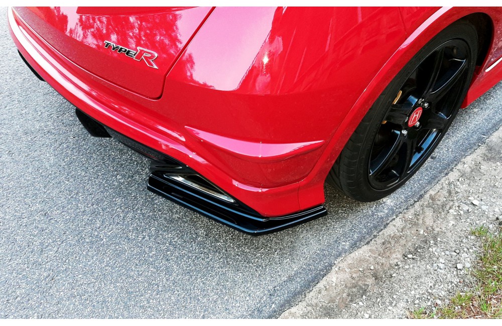 REAR SIDE SPLITTERS HONDA CIVIC VIII TYPE-R GP