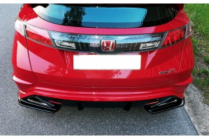 REAR SIDE SPLITTERS HONDA CIVIC VIII TYPE-R GP
