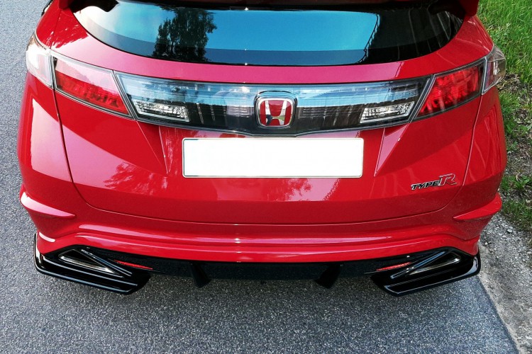 ΠΙΣΩ ΠΛΕΥΡΙΚΑ SPLITTERS HONDA CIVIC VIII TYPE-R GP