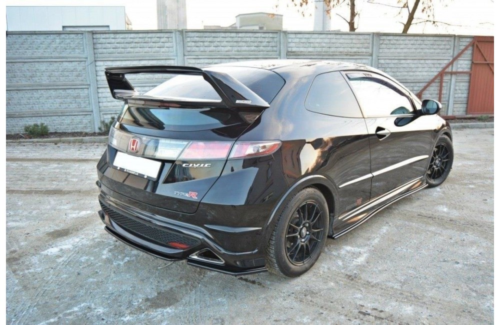 REAR SIDE SPLITTERS HONDA CIVIC VIII TYPE S/R