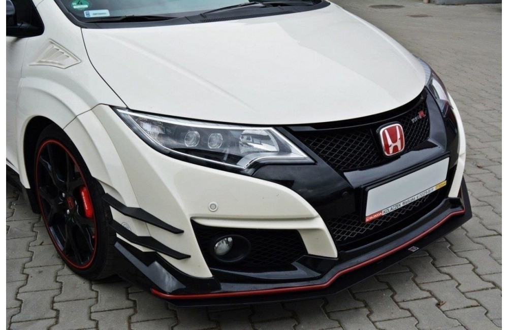 FRONT RACING SPLITTER v.1 HONDA CIVIC IX TYPE R FRONT RACING SPLITTER v.1 HONDA CIVIC IX TYPE R